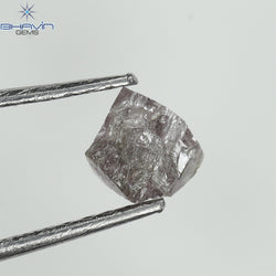 0.49 CT Rough Shape Natural Diamond Pink Color I3 Clarity (4.90 MM)