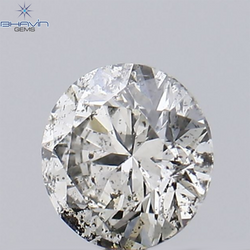 0.25 CT Round Shape Natural Loose Diamond White(H)  Color SI2 Clarity (3.99 MM)
