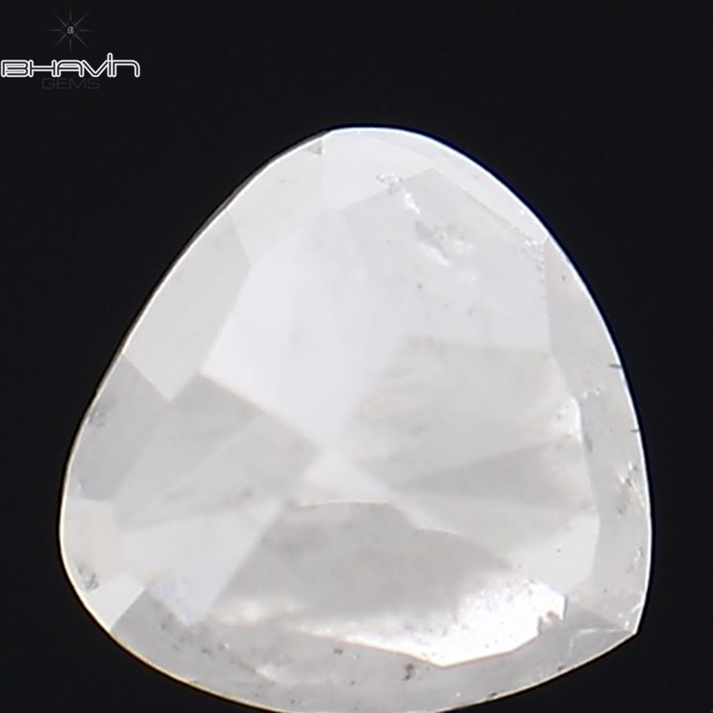0.50 CT Heart Shape Natural Diamond White Color I3 Clarity (4.56 MM)