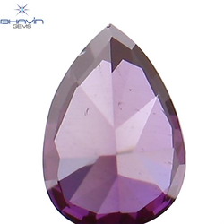 0.14 CT Pear Shape Natural Diamond Enhanced Pink Color VS1 Clarity (4.02 MM)