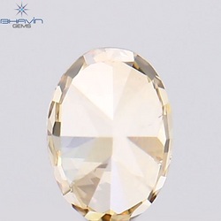 0.24 CT Oval Shape Natural Diamond Brown-Pink Color vs1 Clarity (4.19 MM)
