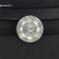 0.58 CT Round Shape Natural Diamond White Color I3 Clarity (5.30 MM)