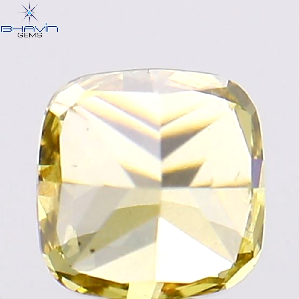 0.21 CT Cushion Shape Natural Loose Diamond Green Color VS1 Clarity (3.29 MM)