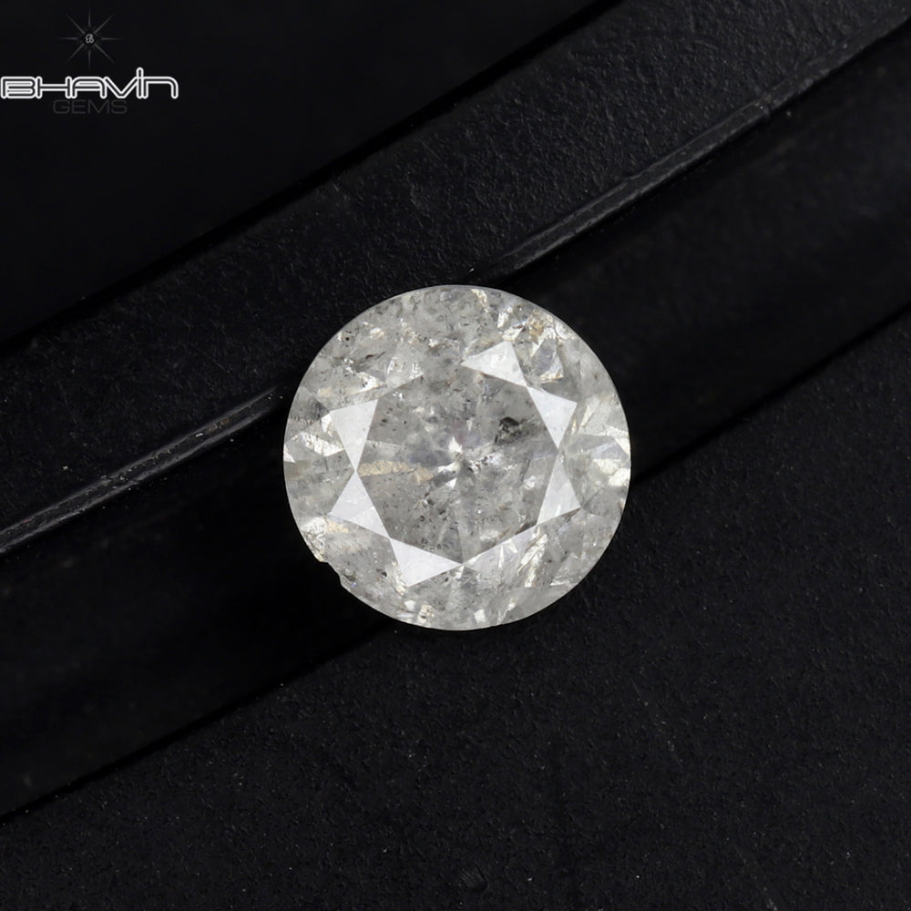 0.36 CT Round Shape Natural Loose Diamond White Color I3 Clarity (4.36 MM)