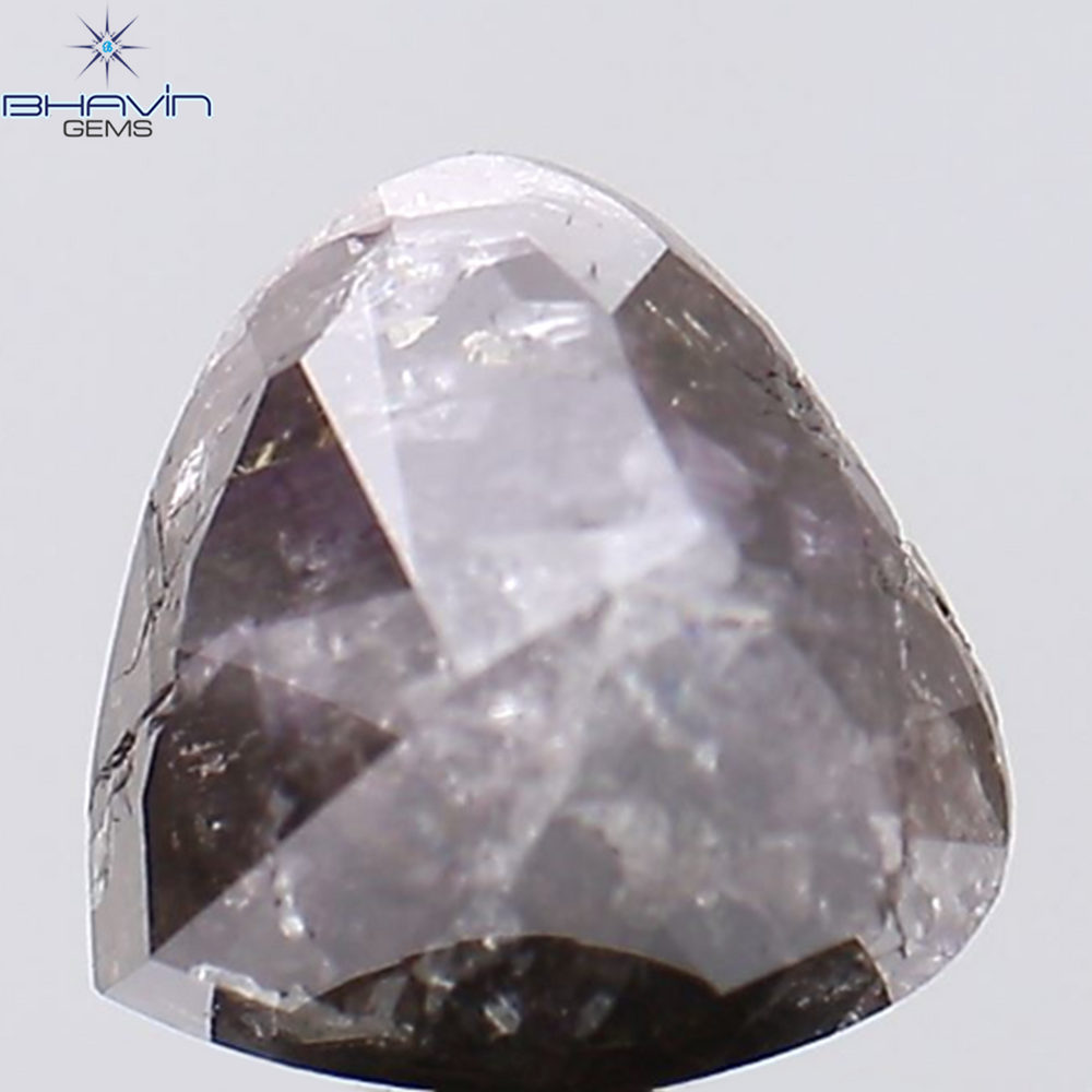 1.94 CT Heart Shape Natural Diamond Pink Color I3 Clarity (7.42 MM)