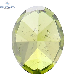 1.04 CT Oval Shape Natural Diamond Green Color SI2 Clarity (7.00 MM)