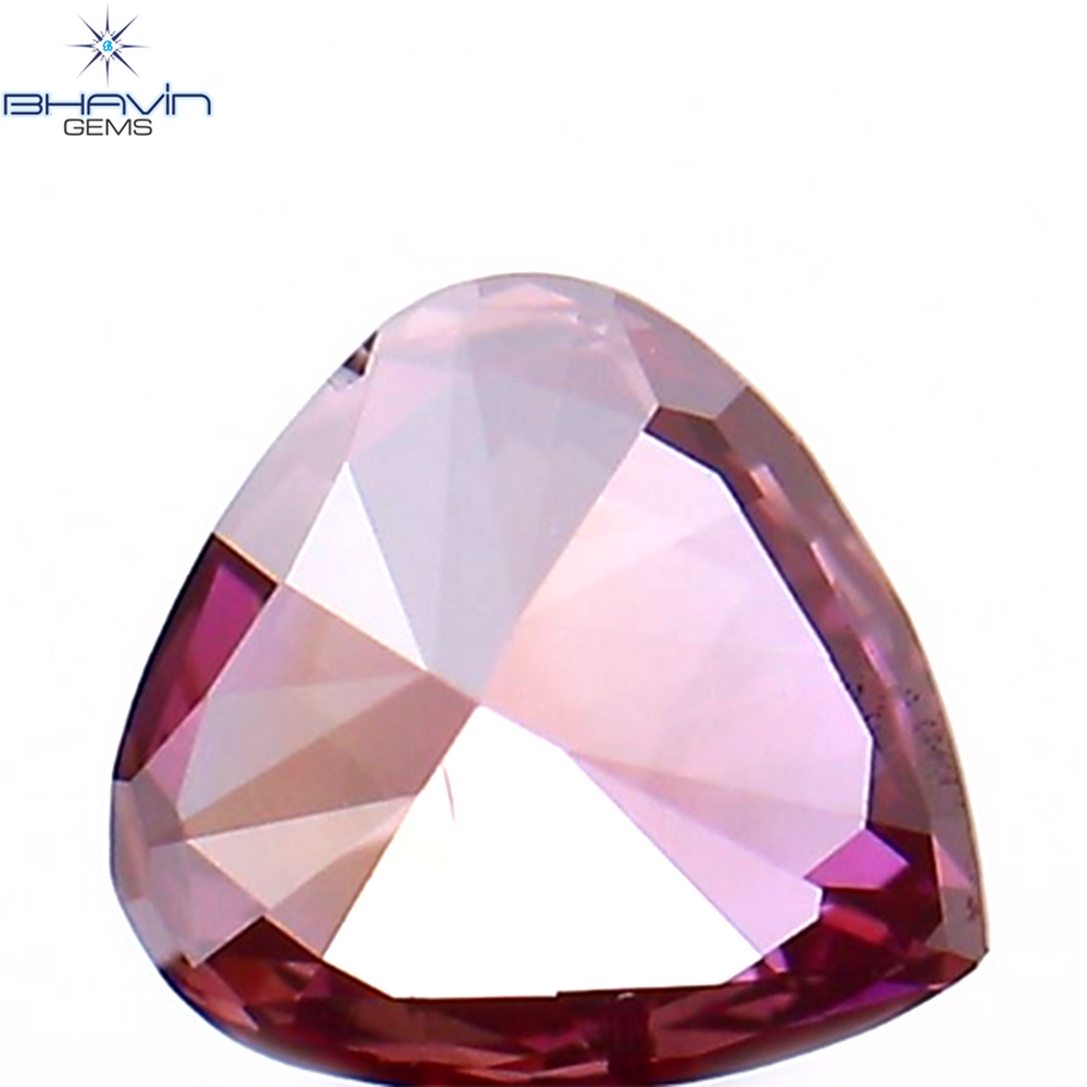 0.15 CT Heart Shape Enhanced Pink Color Natural Loose Diamond VS1 Clarity (3.71 MM)