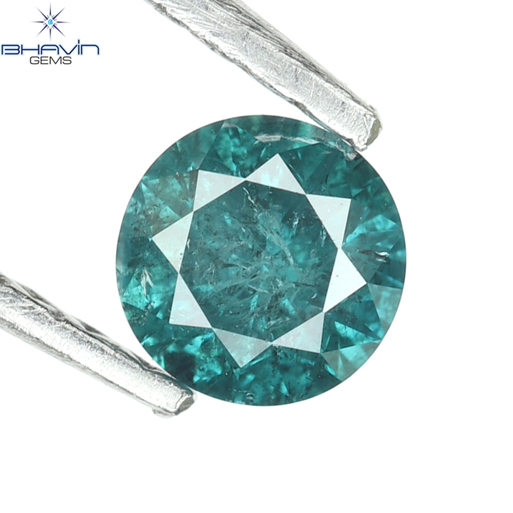 0.24 CT Round Diamond Natural Loose Diamond Blue Color I3 Clarity (3.85 MM)