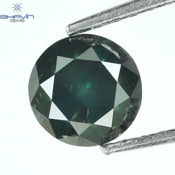 0.72 CT Round Diamond Natural Loose Diamond Blue Color I3 Clarity (5.36 MM)