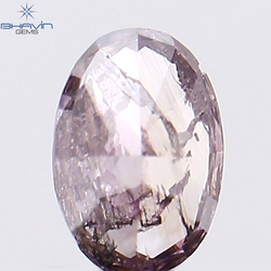 0.18 CT Oval Shape Natural Diamond Pink Color I2 Clarity (4.26 MM)