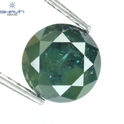 1.17 CT Round Diamond Natural Loose Diamond Blue Color I3 Clarity (6.13  MM)