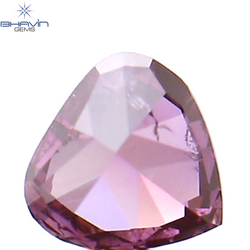 0.12 CT Heart Shape Natural Loose Diamond Pink Color SI2 Clarity (3.02 MM)