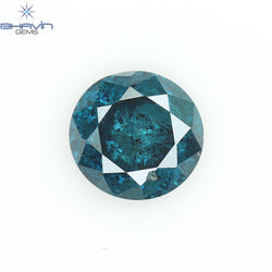 0.25 CT Round Diamond Natural Loose Diamond Blue Color I3 Clarity (3.79 MM)