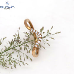 Copy of Round Diamond White (G-H) Diamond Natural Diamond Ring Gold Ring Engagement Ring