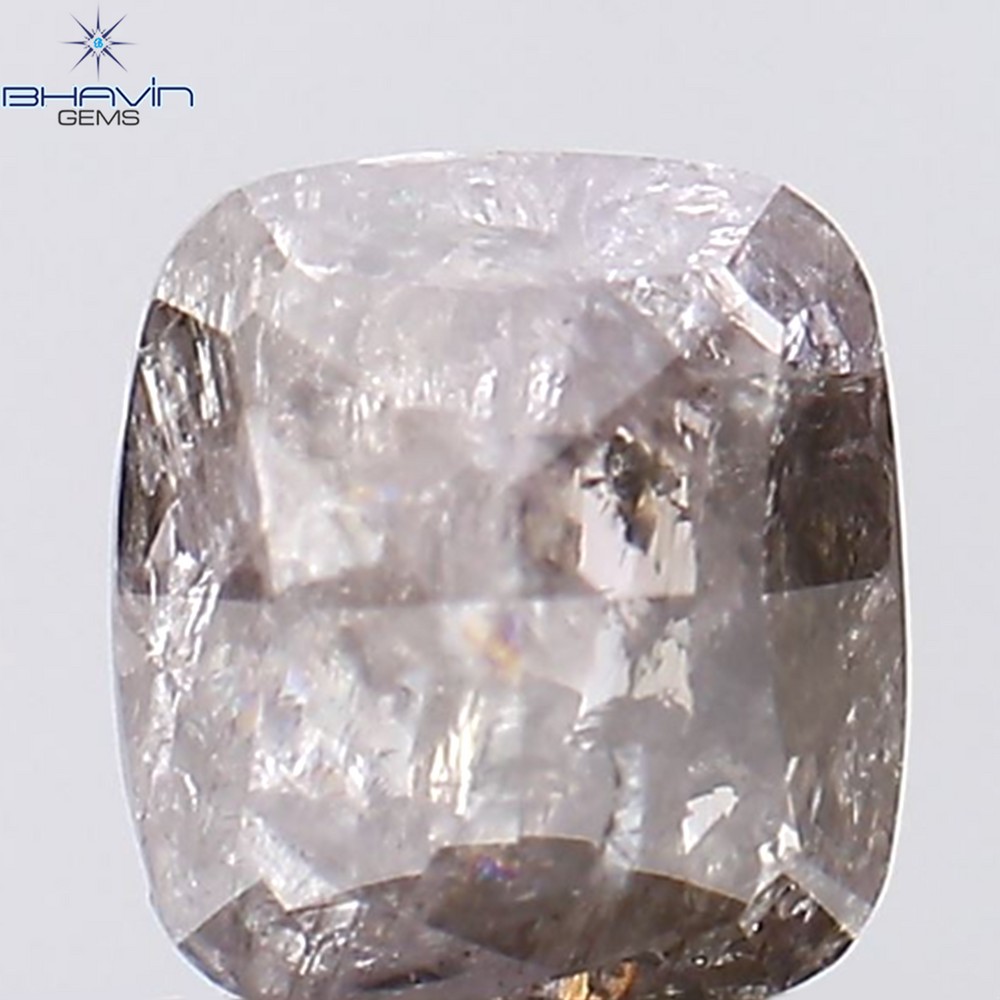 1.03 CT Cushion Shape Natural Diamond Pink Color I3 Clarity (6.00 MM)