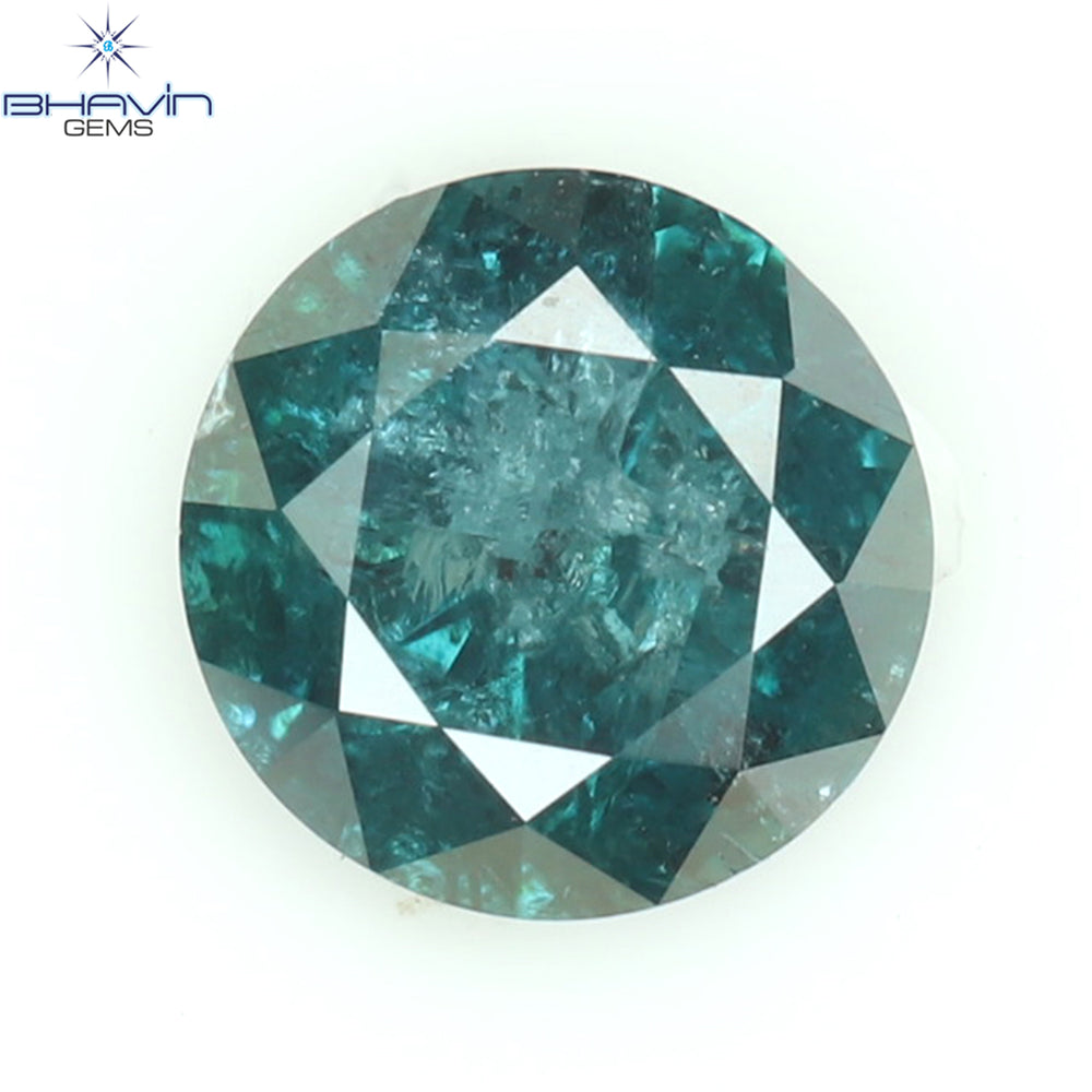 0.25 CT Round Diamond Natural Diamond Blue Color I3 Clarity (3.94 MM)