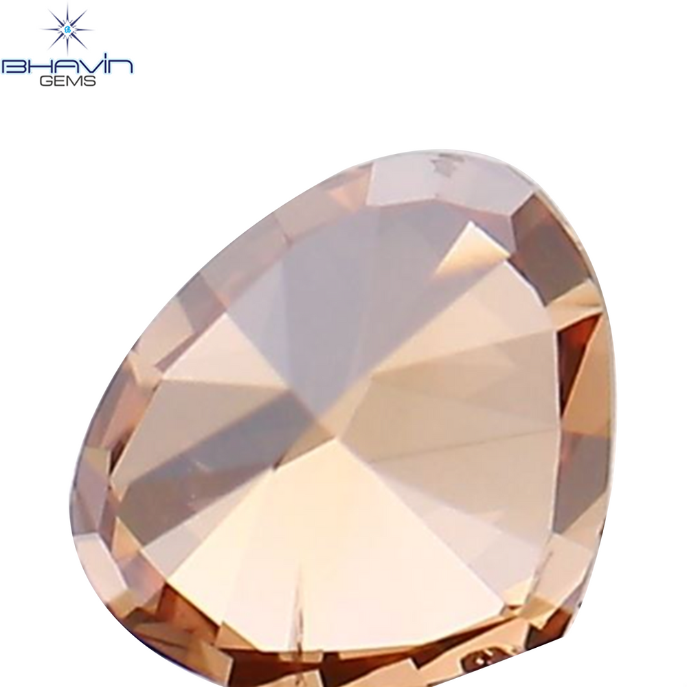 0.20 CT Heart Shape Enhanced Pink Color Natural Loose Diamond SI1 Clarity (3.74 MM)