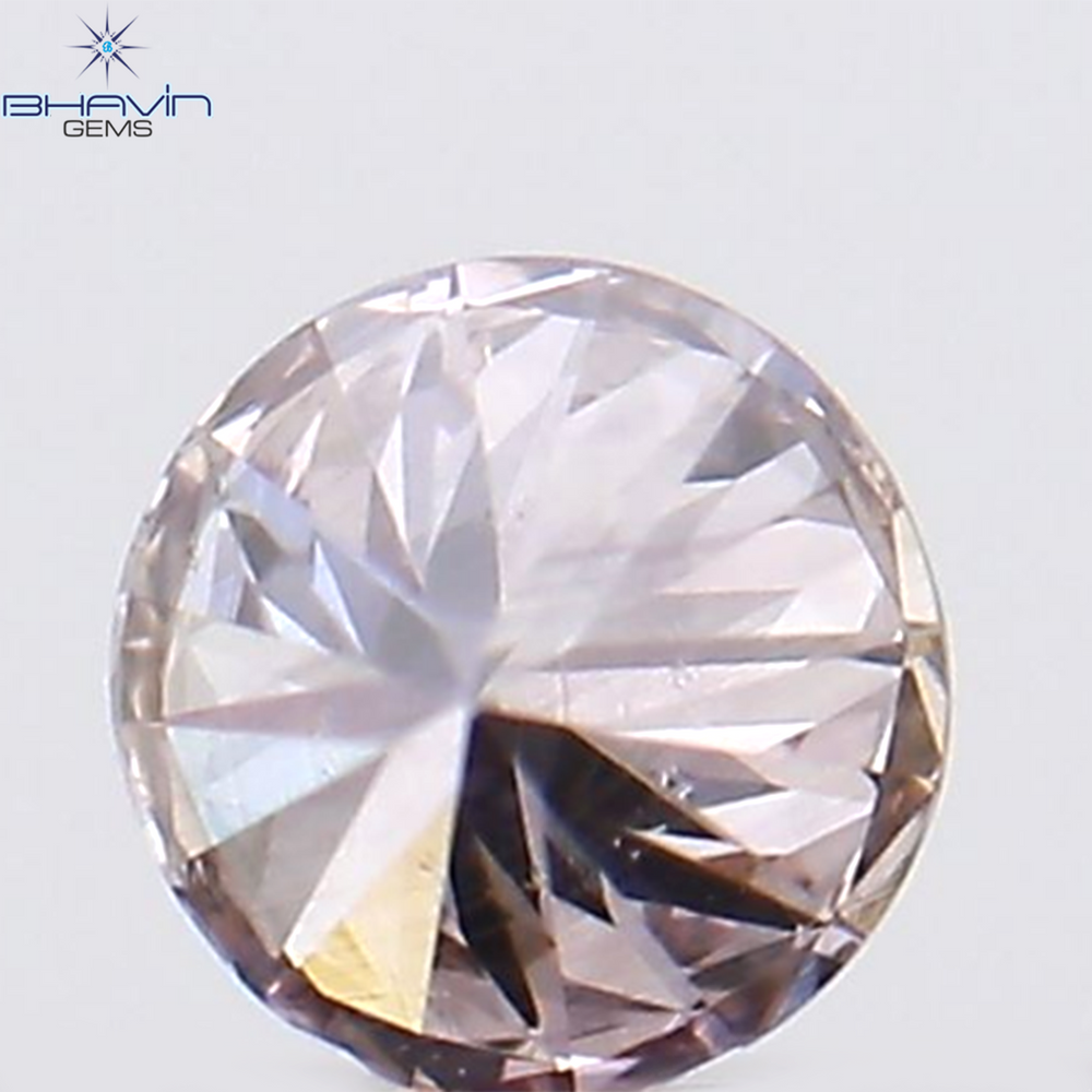 0.08 CT Round Shape Natural Diamond Pink Color VS1 Clarity (2.72 MM)