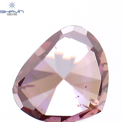0.39 CT Heart Shape Natural Loose Diamond Pink Color VS2 Clarity (4.49 MM)