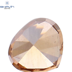 0.22 CT Heart Shape Enhanced Pink Color Natural Loose Diamond SI2 Clarity (3.42 MM)