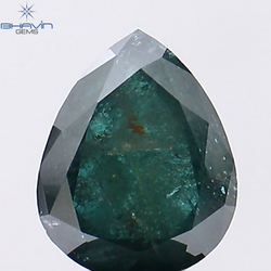 1.37 Pear Shape Natural Diamond Blue Color I3 Clarity (8.12 MM)