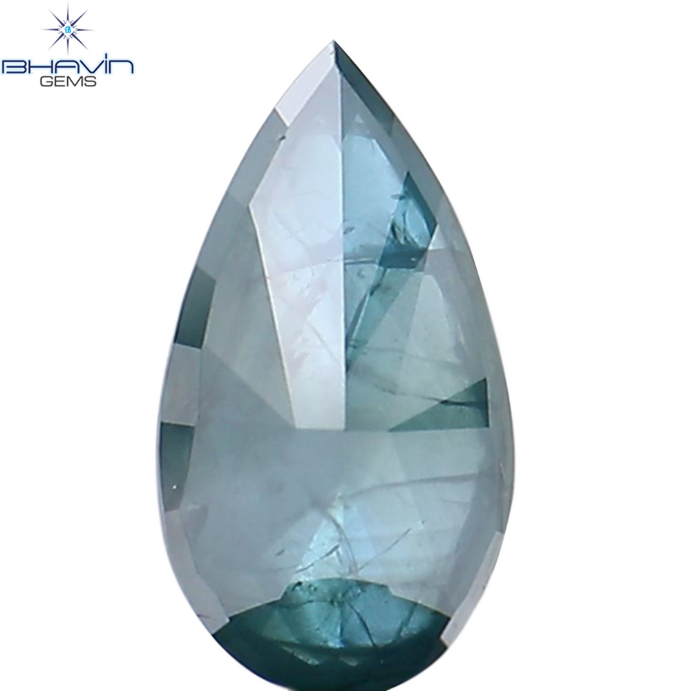 1.13 Pear Shape Natural Diamond Blue Color I3 Clarity (9.22 MM)