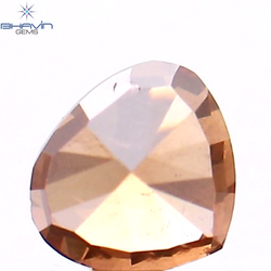 0.25 CT Heart Shape Enhanced Pink Color Natural Loose Diamond SI1 Clarity (3.74 MM)