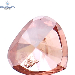 0.18 CT Heart Shape Enhanced Pink Color Natural Loose Diamond SI2 Clarity (3.58 MM)