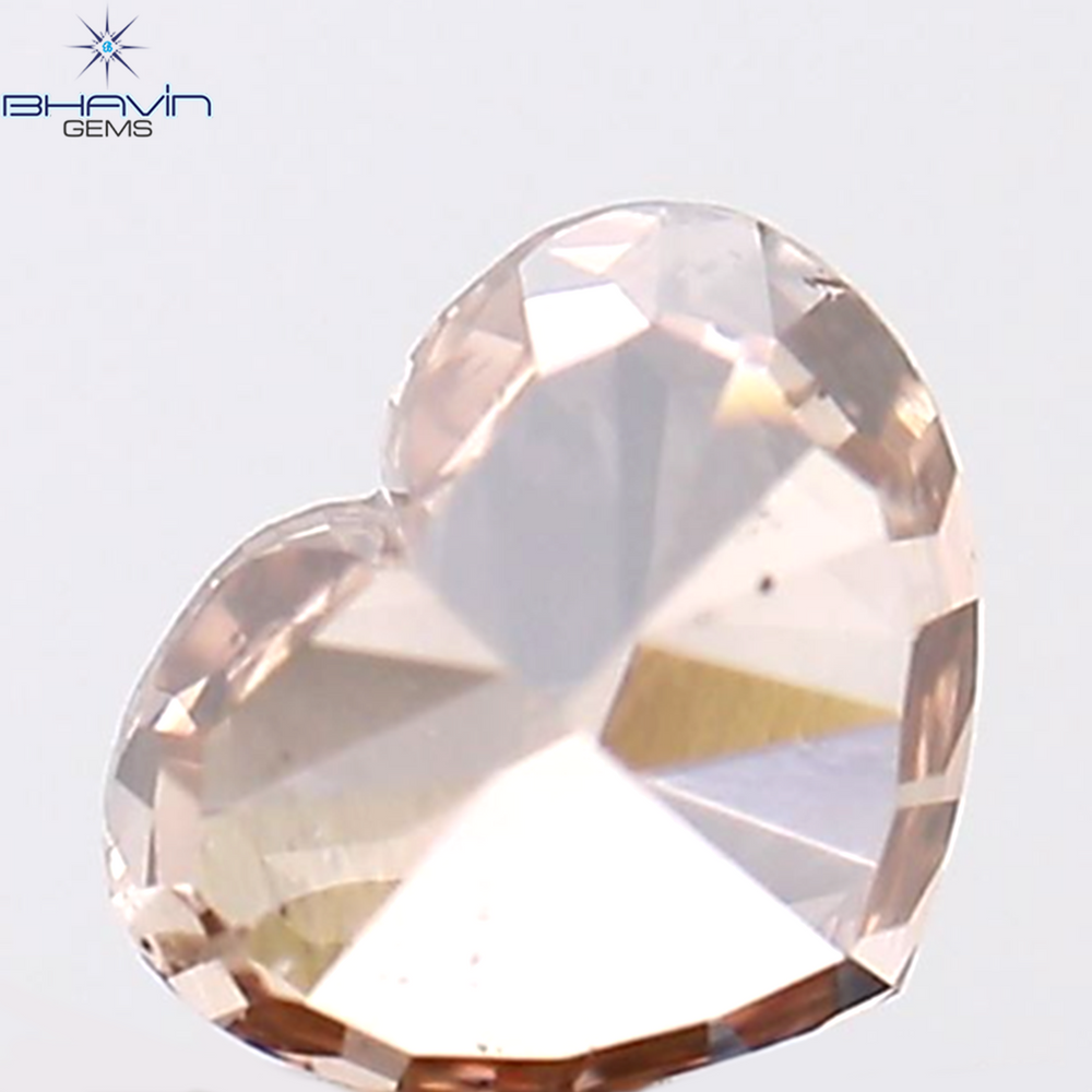 0.30 CT Heart Shape Pink (Argyle) Color Natural Loose Diamond SI1 Clarity (4.16 MM)