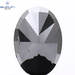 0.36 CT Cushion Diamond Natural Diamond Black Diamond Clarity I3 (4.87 MM)