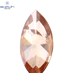 0.13 CT Marquise Shape Natural Diamond Pink Color I1 Clarity (5.05 MM)