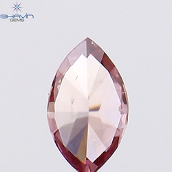 0.09 CT Marquise Shape Natural Loose Diamond Pink Color VS1 Clarity (4.09 MM)
