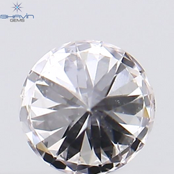 0.13 CT Round Shape Natural Diamond Pink Color VS2 Clarity (3.22 MM)