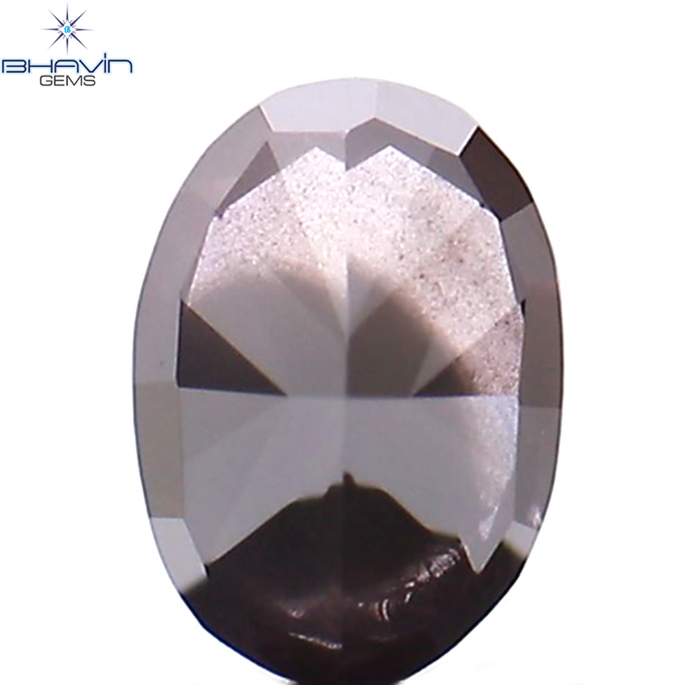 0.20 CT Oval Shape Natural Diamond Pink Color I3 Clarity (4.13 MM)