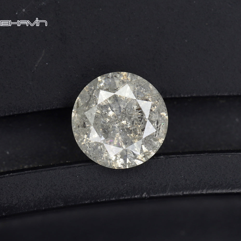 0.53 CT Round Shape Natural Loose Diamond White Color I3 Clarity (5.18 MM)