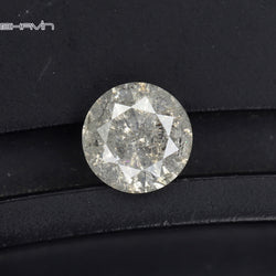 0.53 CT Round Shape Natural Loose Diamond White Color I3 Clarity (5.18 MM)