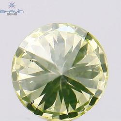 0.24 CT Round Shape Natural Diamond Greeinsh Yellow Color VS2 Clarity (3.98 MM)