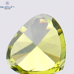 0.21 CT Heart Shape Natural Diamond Green Color VS1 Clarity (3.61 MM)