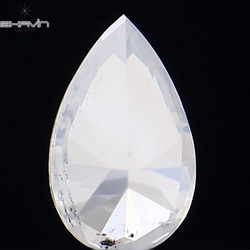 0.13 CT Pear Shape Natural Diamond White Color SI1 Clarity (4.20 MM)