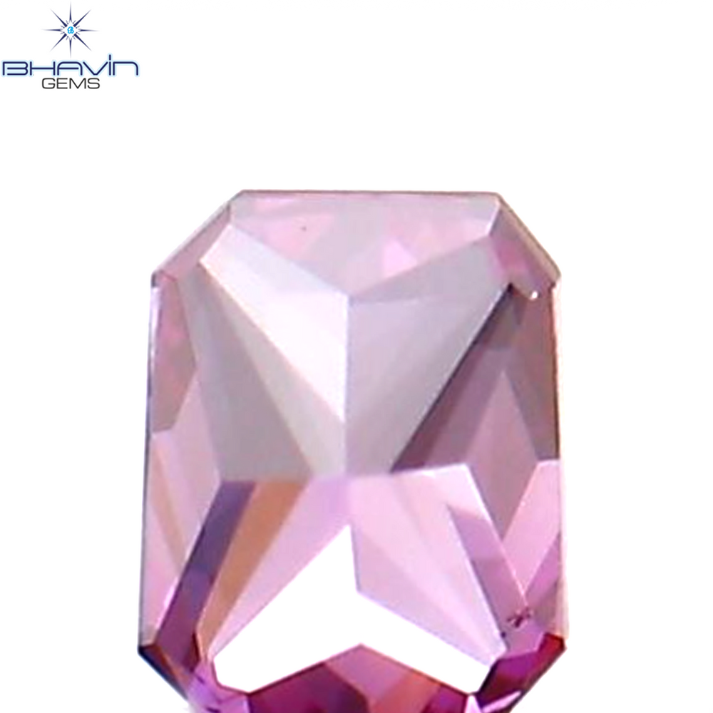 0.04 CT Radiant Diamond Pink Color Natural Diamond Clarity VS1 (2.24 MM)