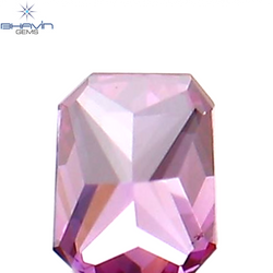 0.04 CT Radiant Diamond Pink Color Natural Diamond Clarity VS1 (2.24 MM)