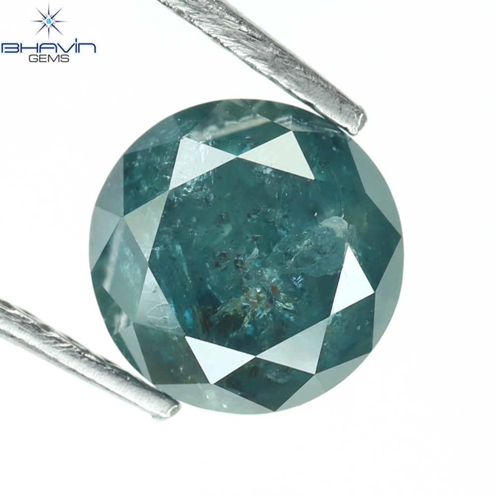 1.18 CT Round Diamond Natural Loose Diamond Blue Color I3 Clarity (6.15 MM)