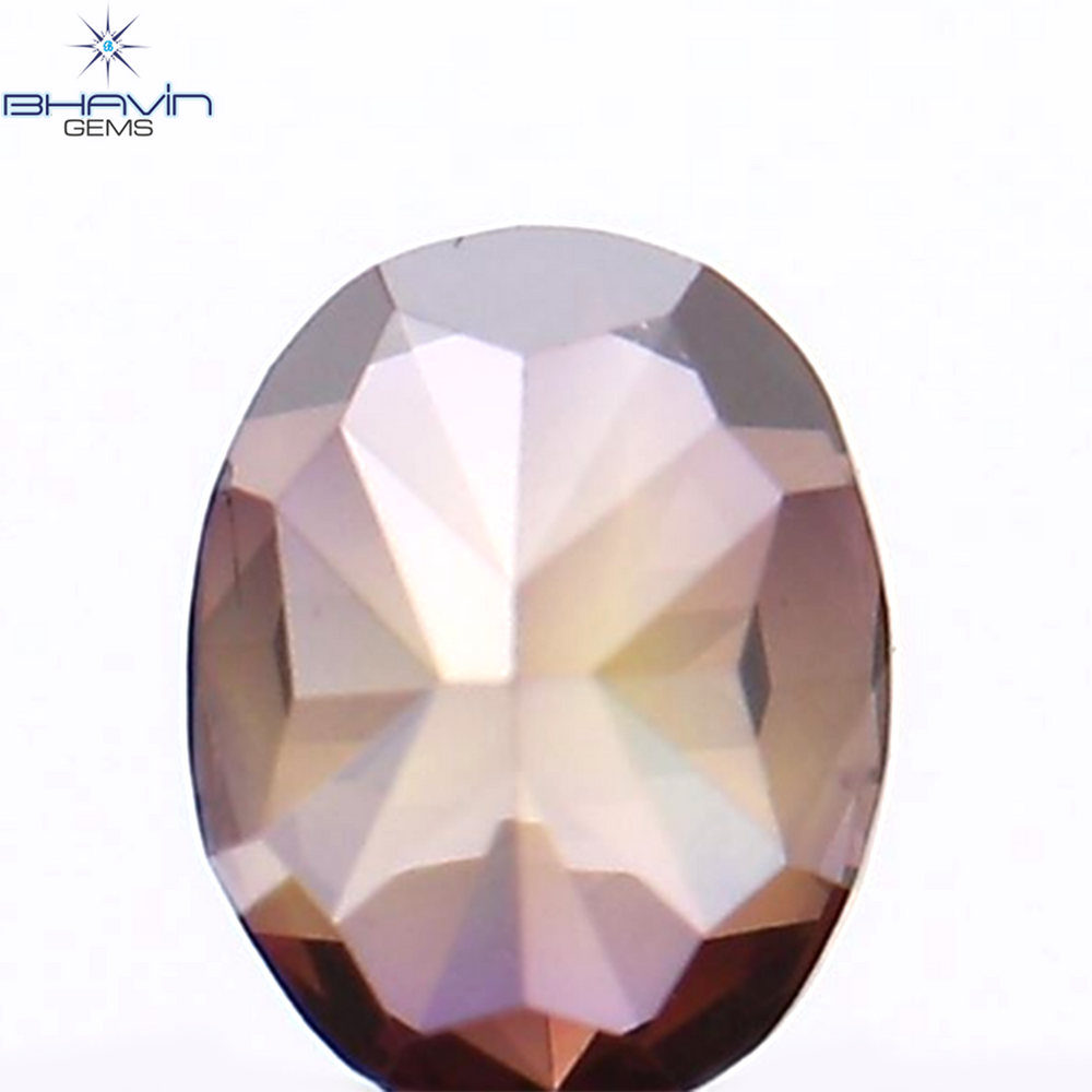 0.20 CT Oval Shape Natural Loose Diamond Pink Color VS1 Clarity (3.86 MM)