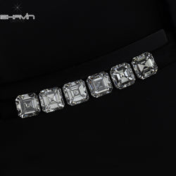 0.10 CT Asscher Shape White (G+) Color Natural Loose Diamond VVS-VS Clarity (3.60 MM)