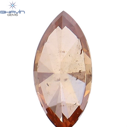 0.31 CT Marquise Shape Natural Diamond Pink Color SI2 Clarity (6.59 MM)