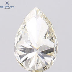 0.30 CT Pear Shape Natural Diamond White Color SI1 Clarity (5.60 MM)
