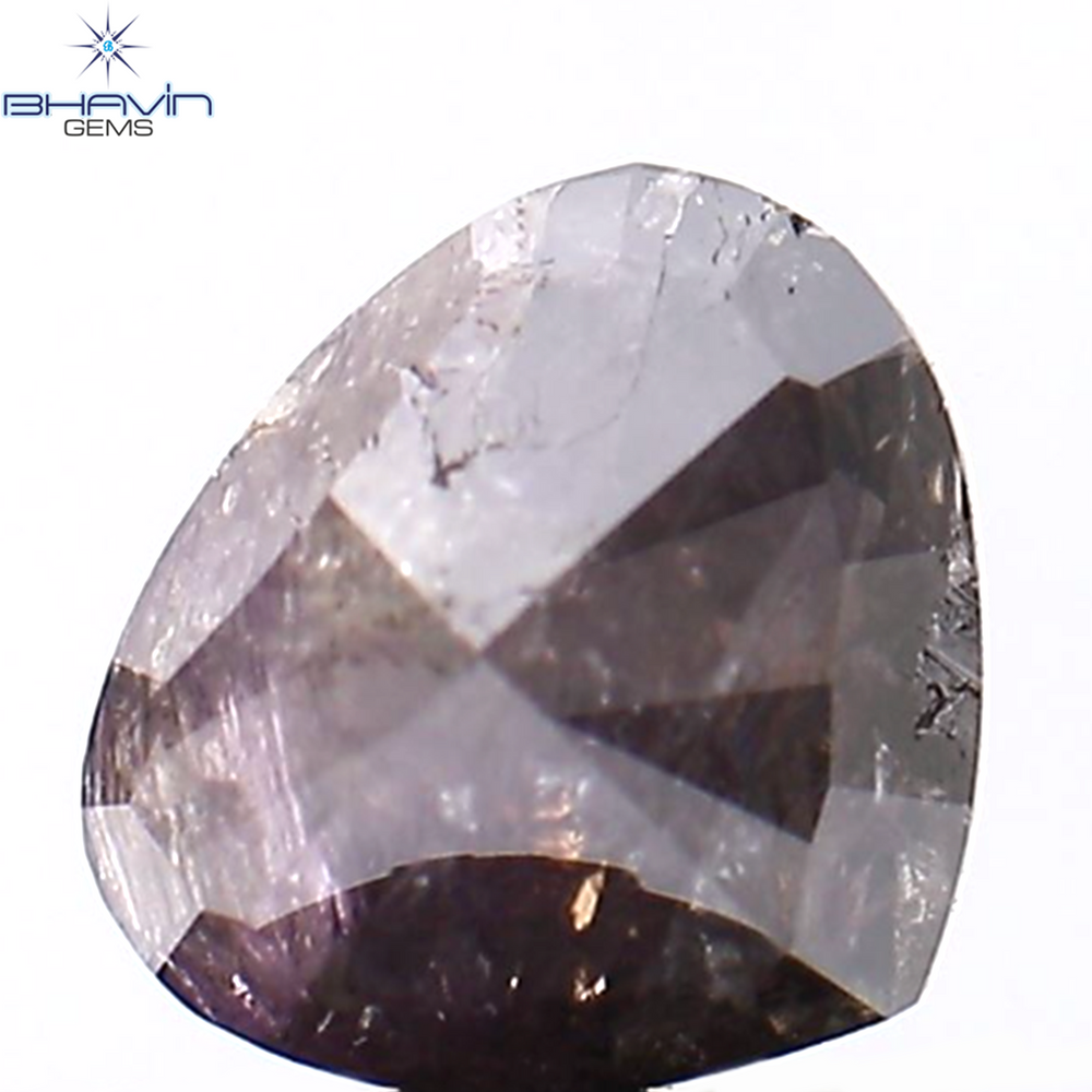 1.21 CT Heart Shape Natural Diamond Pink Color I3 Clarity (6.52 MM)