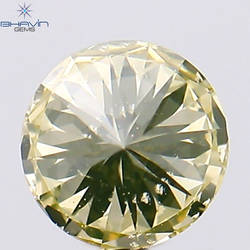 0.30 CT Round Shape Natural Loose Diamond Yellow Color VS2 Clarity (4.18 MM)