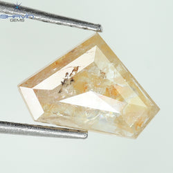 1.05 CT Pentagon Diamond Peach Diamond Natural Loose Diamond I3 Clarity (9.70 MM)