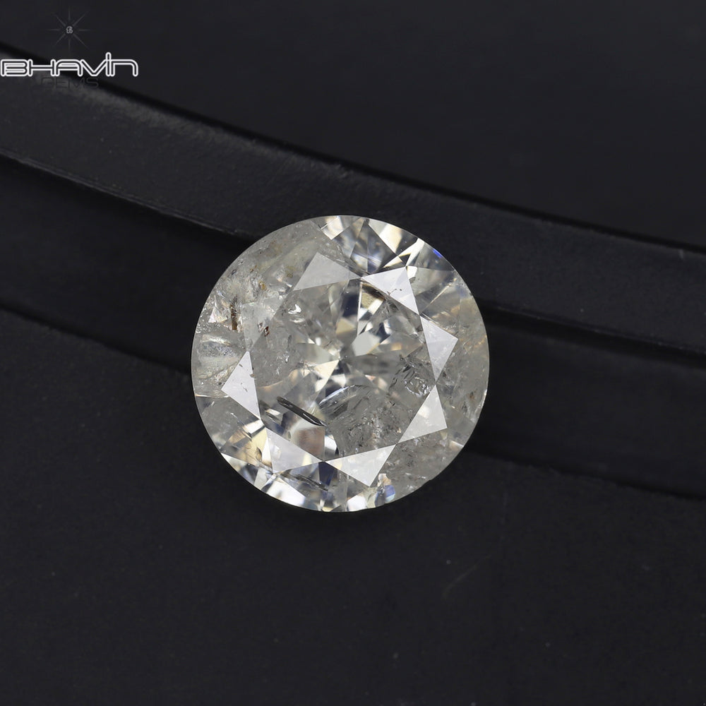 0.99 CT Round Shape Natural Loose Diamond White Color I3 Clarity (6.40 MM)